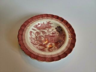 Vintage Copeland Spode Mandarin Pink (pink Willow) 6.  5 " Cereal Bowl