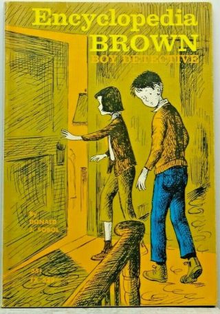 Encyclopedia Brown Boy Detective Book Scholastic 1963 Donald Sobol Vintage