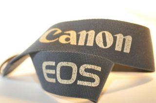 Canon Eos Canvas Blue Wide Shoulder Camera Strap Film Era Vintage Check It Out