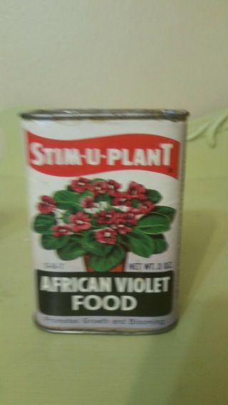 Vintage Stimson U Plant African Violet Food