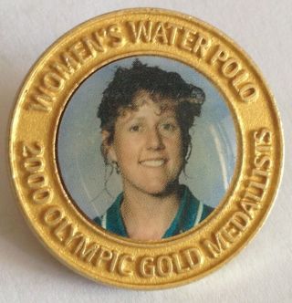 Womens Water Polo 2000 Sydney Olympic Gold Medal Pin Badge Rare Vintage (f3)