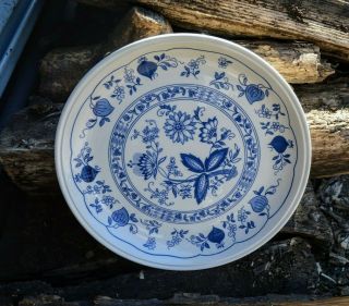 Vintage Staffordshire " Coventry " Tableware White And Blue 6.  5 " Plates Set Of 9