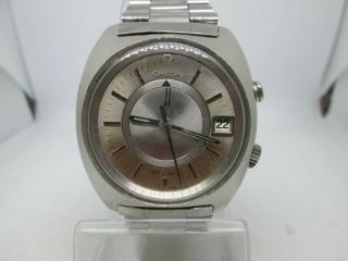 Vintage Omega Memomatic Alarm Cal.  980 Date Stainless Steel Automatic Mens Watch