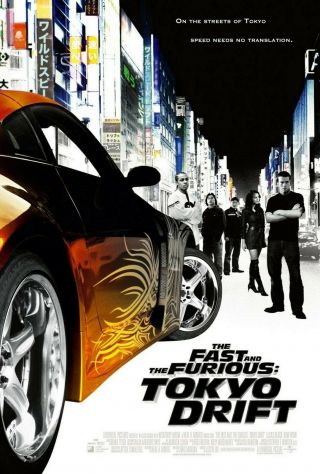 The Fast And The Furious - Poster (a0 - A4) Film Movie Picture Art Wall Decor Actor