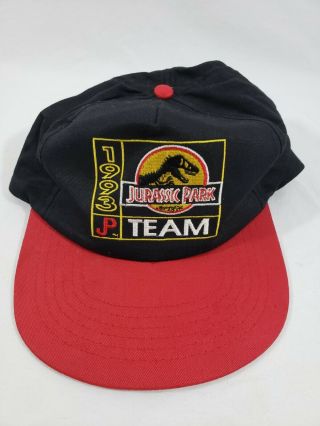 Vintage 1993 Jurassic Park Movie Promo Mcdonald’s Restaurant Snap Back Hat