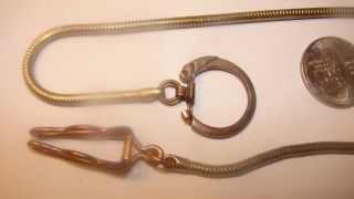 1 Vintage Brass/copper Pocket Watch Fob Chains 17 Inch Closeout