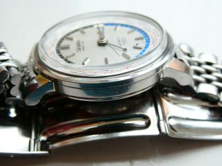 Vintage Seiko World time automatic watch.  1964 Tokyo olympics 6217 7000 3