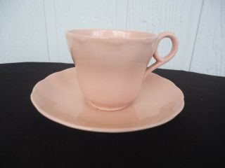 Vintage Grindley Peach Petal Pink Tea Cup & Saucer (multiples Available)