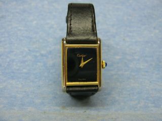 Vintage Cartier " Tank " Mechanical Swiss Watch