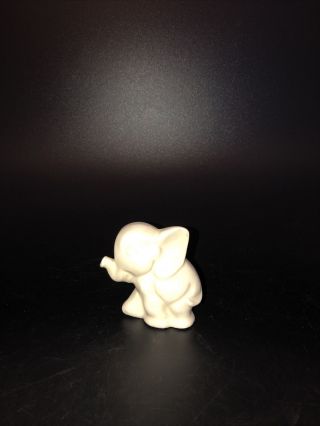 Shawnee Pottery Miniature White Elephant Figurine 2