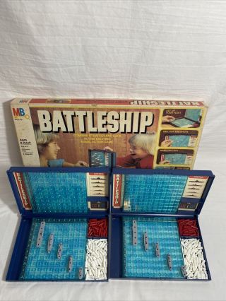 Vintage Battleship Board Game 4730 Milton Bradley 1981 Complete