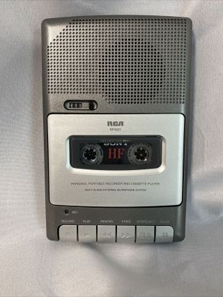 Vintage Rca Model Rp3503 - A Personal Portable Cassette Tape Recorder Player