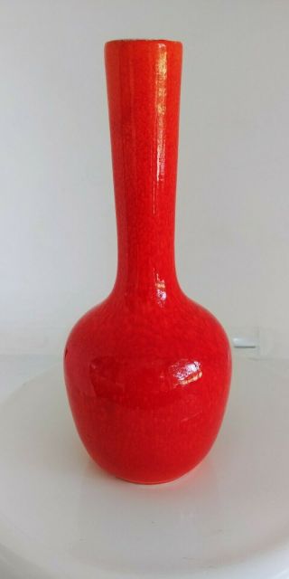 Vintage Royal Haeger Usa Mandarin Orange Bud Vase Rg - 68