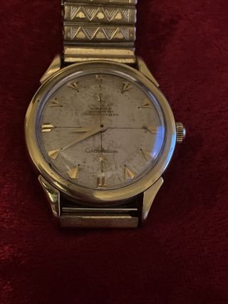 Vintage Mens Omega Constellation Two Tone 505 Cal.  Bumper Automatic Runs
