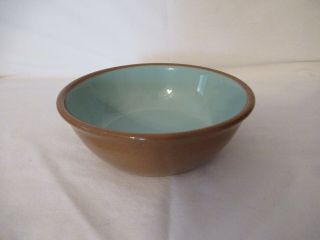 Vtg Set of 3 T.  S.  T.  Chateau Buffet USA Cereal Bowls Cinnamon & Turquoise 2