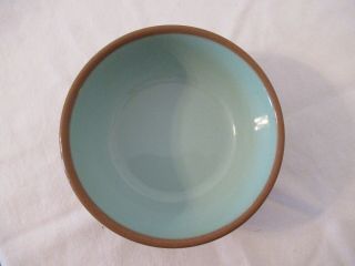 Vtg Set of 3 T.  S.  T.  Chateau Buffet USA Cereal Bowls Cinnamon & Turquoise 3
