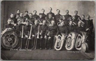 Vintage Chicago Postcard Salvation Army Territorial Headquarters Staff Band "