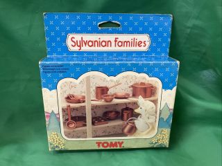 Sylvanian Families Country Kitchen Utensils - Tomy 1985 - Brand