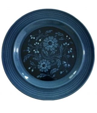 Vintage Metlox Poppytrail San Clemente - Laguna Blue Dinner Plate