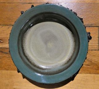 Vintage Glit Iceland Lava Art Pottery Bowl Signed