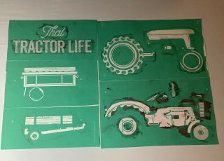 Chalk Couture - Vintage Tractor Transfer Size C Gift For Her