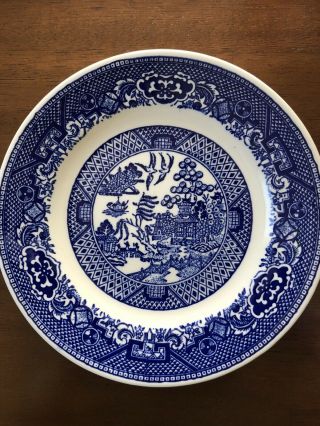 5 Vintage Willow Ware By Royal China Blue Willow Bread Butter / Salad Plates D53
