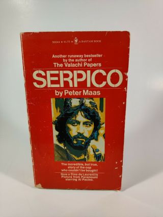 Serpico By Peter Maas (1974,  Trade Paperback) Vintage Book