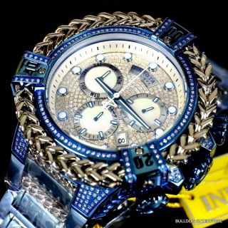 Invicta Reserve Bolt Hercules 2.  26 Ctw Diamonds & Ice Swiss Blue Steel Watch