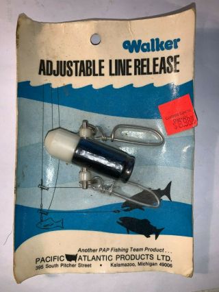 Package Vintage Walker Adjustable Line Release Made In Usa.  Trolling
