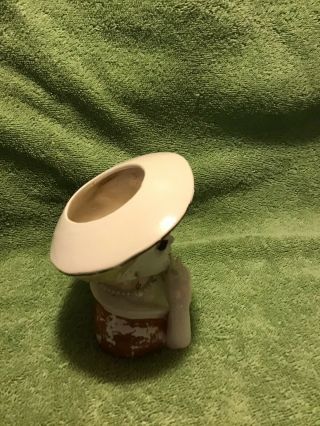 vintage reubens head vase,  small some paint loss no chips 2