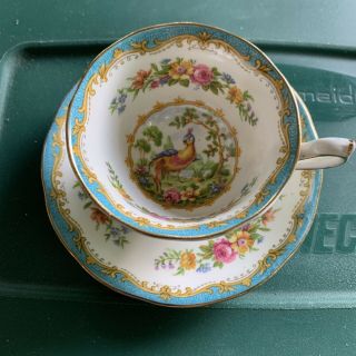 Royal Albert Chelsea Bird blue bone china England Cup And Saucer Tea/Espresso 3