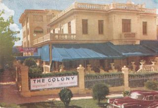 Havana Cuba The Colony Dinner Club Restaurant Vintage Postcard Aa39571