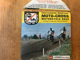Vintage 1970 abc Wide World of Sports: Moto - Cross Motorcycle Race B946.  Good 2