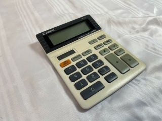 Vintage Canon Electronic Solar Powered Calculator No.  Ls - 83h -