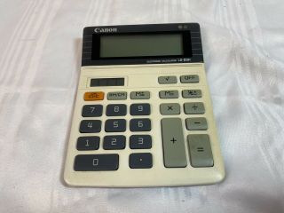 Vintage Canon Electronic Solar Powered Calculator No.  LS - 83H - 2