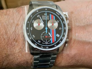 Porsche Martini Racing Chronograph Watch,  Box,  Papers,
