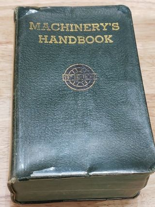 Vintage Machinery’s Handbook 13th Edition 1946 Hardcover 1911 Pages