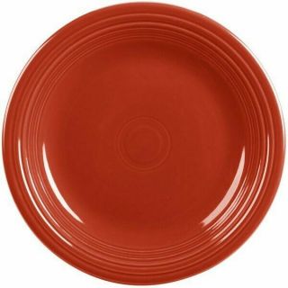Fiesta Scarlet Red 10 1/2 " Dinner Plate