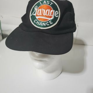 Vintage Last Chance Garage Snapback Hat Cap Adjustable Embroidered Patch