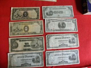49ww - Ii Japanese Government Bank Note Vintage Foreign Currency Pesos