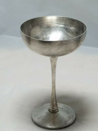 Vintage Mid Century Leonard Silver Plate Communion Chalice Made In Italy.