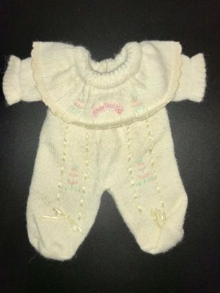 Vintage Cabbage Patch Kid Doll Bean Butt Baby Bbb Romper Htf