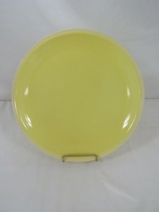 Vintage Poppy Trail Metlox Butter Yellow 13 " Round Serving Platter Chop Plate