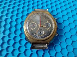 Vintage Luccard Lucien Piccard Ref: Valjoux 7736 Chronograph Watch