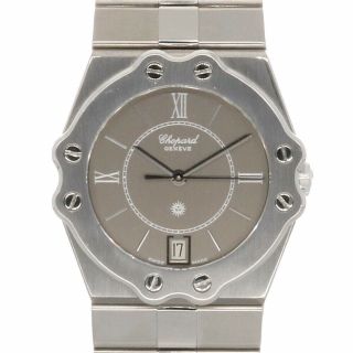 Chopard Watches Silver Gray Stainless Steel St Moritz From Japan