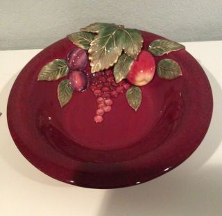 Fitz And Floyd Classics Renaissance Holiday Fruit Serving Bowl