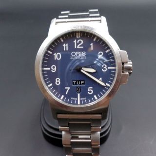 Oris Automatic 735 - 7641 - 4165 With Day Date And Cal 735 With 26 Jewels - Full Set