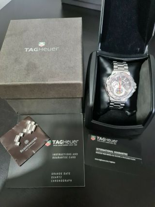 Tag Heuer Indy 500.  Chronograph - Cah101a.  Boxed With Papers,  Full Set.