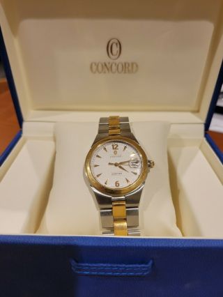 Concord Mariner Two - Tone 18k Gold & Stainless Steel Watch 11.  C2.  1892