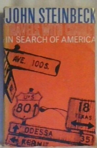 Travels With Charlie In Search Of America By John Steinbeck,  Hb,  1962c.  Vintage